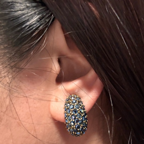 Heidi Daus Hoop Clip - On Fashion Earrings X2 - Picture 3 of 8